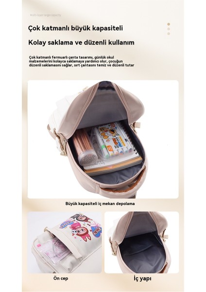 Çocuk Karikatür Hafif Sırt Çantası,anaokulu Öğrencileri Okul Çantası,omurga Koruyucu Baskılı Kız Okul Çantası (Yurt Dışından) indirimleri