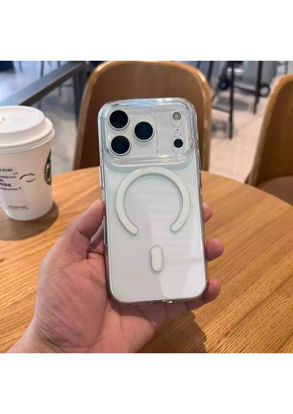iPhone 17 Pro Sararmaz Ince Şeffaf Kılıf Magsafe Şarj Kamera Korumalı Ultra Hybrid Crypto Kapak Telefon Kılıfı fırsatları