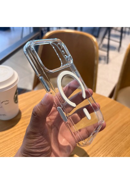 iPhone 17 Pro Sararmaz Ince Şeffaf Kılıf Magsafe Şarj Kamera Korumalı Ultra Hybrid Crypto Kapak Telefon Kılıfı indirimleri