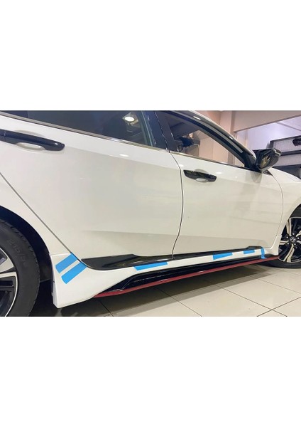 Honda Civic Fc5 Mugen Yan Marşpiyel Seti Plastik 2 Adet Mat Siyah 2016 2017 2018 2019 2020 2021 fiyatları