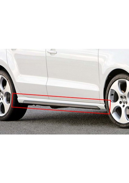Vw Polo Mk5 Gtı Yan Marşpiyel Seti Plastik 2 Adet Mat Siyah 2009-2017 modelleri