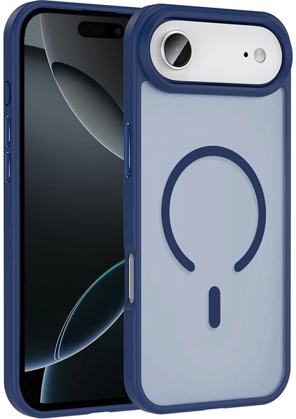 Apple Iphone 17 Air Kılıf Magsafe Şarj Özellikli Mat Arka Yüzey Lopard Sio Kapak