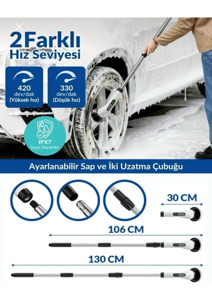 Happy Life Şarjlı & Elektrikli Temizlik Robotu (9 Başlık Dahil)- Her Yüzey Için Profesyonel Güç fırsatları