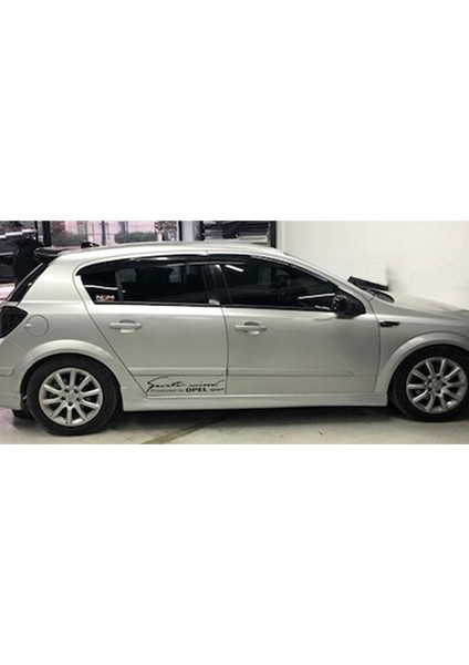 Opel Astra H Hb Yan Marşpiyel Seti Plastik 2 Adet Mat Siyah 2004 2005 2006 2007 2008 2009 modelleri