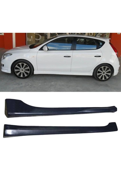Hyundai I30 Yan Marşpiyel Seti Plastik 2 Adet Mat Siyah 2006 2007 2008 2009 2010 2011 2012