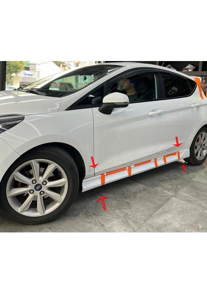 Ford Fiesta Mk7 Yan Marşpiyel Seti Plastik 2 Adet Mat Siyah 2018-2025 fırsatları