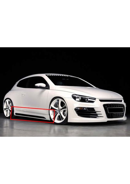 Vw Scirocco Rieger Yan Marşpiyel Seti Plastik 2 Adet Mat Siyah 2008-2017 fiyatları