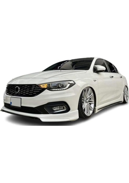 Fiat Egea Çıkıntılı Yan Marşpiyel Seti Plastik 2 Adet Mat Siyah 2015 2016 2017 2018 2019 2020 2021 modelleri
