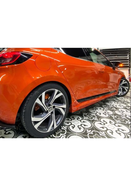 Renault Clio 5 Rs Yan Marşpiyel Seti Plastik 2 Adet Mat Siyah 2020 2021 2022 2023 2024 fiyatları