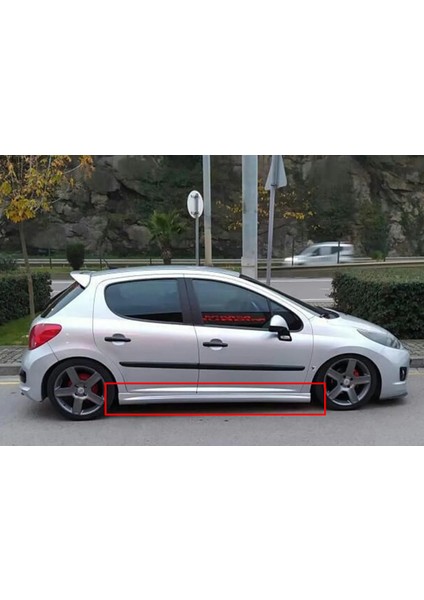 Peugeot 207 Yan Marşpiyel Seti Plastik 2 Adet Mat Siyah fiyatları