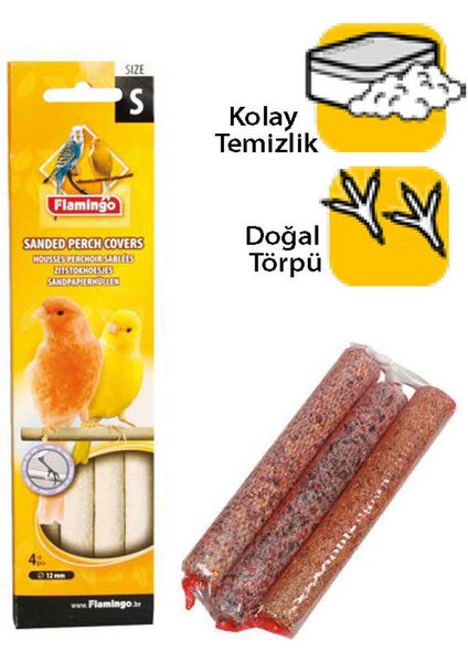 Allzey Karlıe Kumlu Tünek Çap 12MM