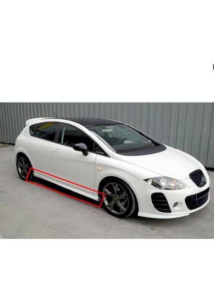 Seat Leon Mk2 Yan Marşpiyel Seti Plastik 2 Adet Mat Siyah 2006 2007 2008 2009 2010 2011 2012 fırsatları