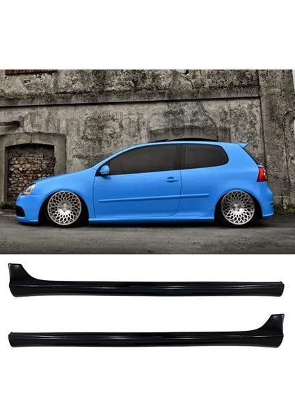 Vw Golf 6 Gtı Yan Marşpiyel Seti Plastik 2 Adet Mat Siyah 2009 2010 2011 2012