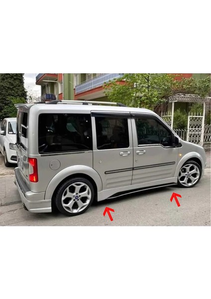 Ford Connect Yan Marşpiyel Seti Plastik 2 Adet Mat Siyah 2003-2014