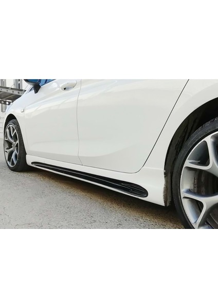 Opel Astra K Rieger Yan Marşpiyel Seti Plastik 2 Adet Mat Siyah 2015 2016 2017 2018 2019 2020 2021 modelleri