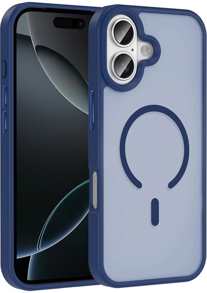 Apple Iphone 17 Kılıf Magsafe Şarj Özellikli Mat Arka Yüzey Lopard Sio Kapak
