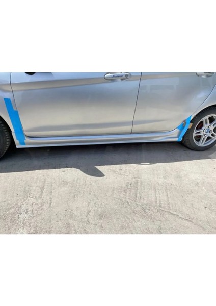 Ford Fiesta Mk6 Custom Yan Marşpiyel Seti Plastik 2 Adet Mat Siyah 2008-2017 indirimleri