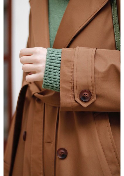 Klasik Trençkot - Kahve modelleri