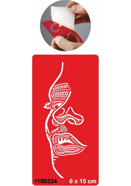 Kadın ve Şehir Tattoo Geçici Dövme Şablonları Kına Kalıpları