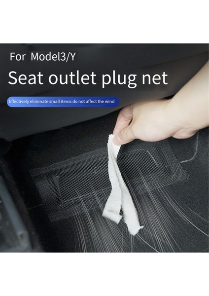 2 Adet Hava Çıkışı Koruyucu Kapak Koltuk Hava Çıkışı Altında Tesla Model Y Için Floor Filtre Önleyici Filtre Toz Kapağı (Yurt Dışından) modelleri