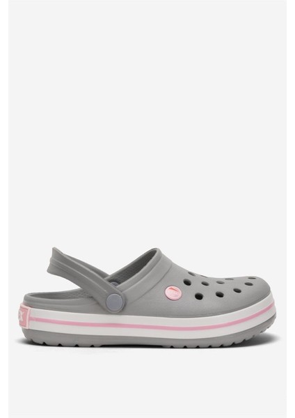 Unisex Confort Medikal Hemşire Sabo Terlik Gri- Pudra