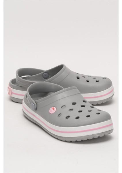 Unisex Confort Medikal Hemşire Sabo Terlik Gri- Pudra