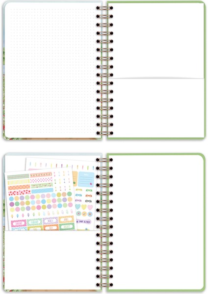 2026 Yılı A5 Haftalık Ajanda Spiralli 15X21 cm - 12 Aylık - Motivasyon Sayfalı Manzara indirimleri