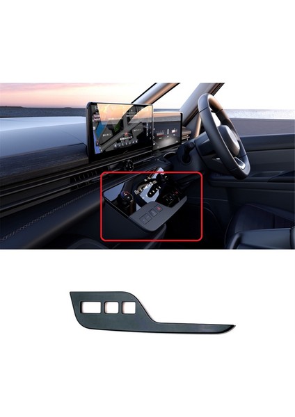Nissan Serena Için C28 2023 2024 Rhd Merkezi Kontrol Dişli Vites Kapağı Klima Kontrol Trim Aksesuarları, Siyah (Yurt Dışından) modelleri