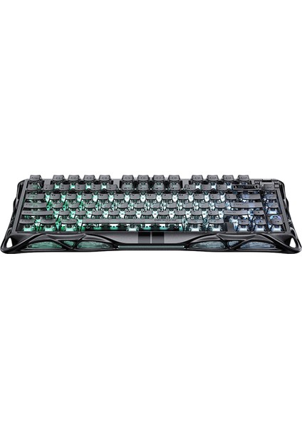 Mercury V75 He Hall Effect Manyetik Switch Gaming Klavye, Hot-Swappable, Rapid Trigger, 8000Hz, 0.125MS Ultra Düşük Gecikme, Kablolu, Rgb Işıklı, Ingilizce Q, Stealth Black modelleri