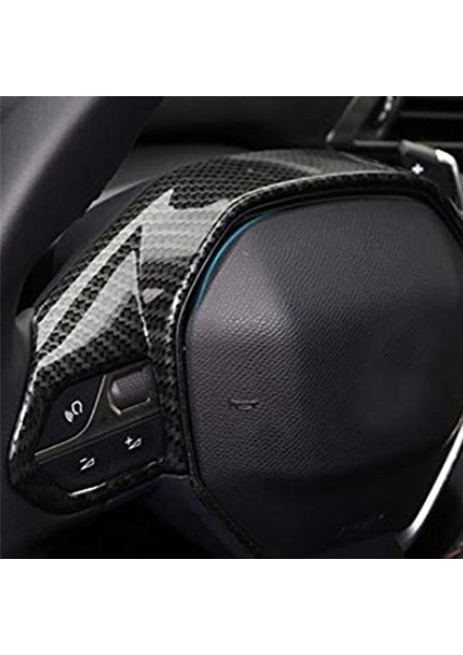 Peugeot 3008 Gt 4008 5008 Abs Karbon Fiber Etiket Direksiyon Simidi Döşeme Dekoratif Çerçeve Kapağı 2018 (Yurt Dışından) fiyatları