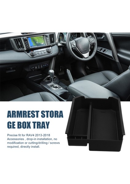 Araba Merkez Konsolu Koltuk Depolama Kutusu Palet Organizer Tepsi Torulcusu Toyota Rav4 2013-2018 (Yurt Dışından) fırsatları