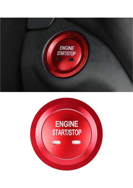 Chevrolet Için Ateşleme Düğmesi Çıkartmaları Chevy Chevy Equinox Malibu Sonic Traverse Trax Push Start Stop Stickers Caps Capers (Yurt Dışından) indirimleri