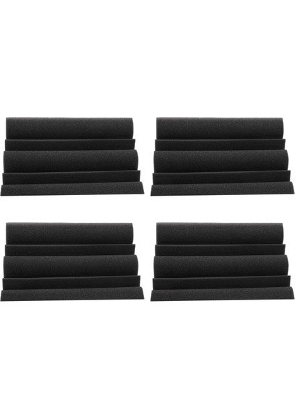 4 Adet Köşe Bas Tuzağı Akustik Panel Stüdyosu Ses Emme Köpüğü 12*12*24CM (Yurt Dışından) fiyatları