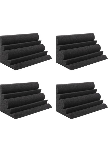 4 Adet Köşe Bas Tuzağı Akustik Panel Stüdyosu Ses Emme Köpüğü 12*12*24CM (Yurt Dışından) modelleri