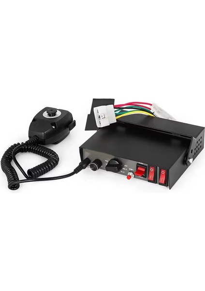 200W 9 Ses Yüksek Uyarı Alarmı Polis Ateş Siren Boynuzu Pa Hoparlör Mikrofon Sistemi Mikrofon Yangın Hoparlör Ana Bilgisayar 12V (Yurt Dışından) fırsatları