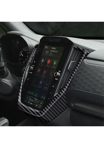 Araç Navigasyon Ekranı Trim Çerçeve Gösterge Tablosu Subaru Forester 2025 Lhd Iç Aksesuarlar Karbon Fiber Desen (Yurt Dışından) modelleri