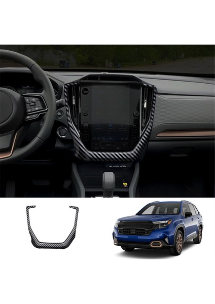 Araç Navigasyon Ekranı Trim Çerçeve Gösterge Tablosu Subaru Forester 2025 Lhd Iç Aksesuarlar Karbon Fiber Desen (Yurt Dışından) fırsatları
