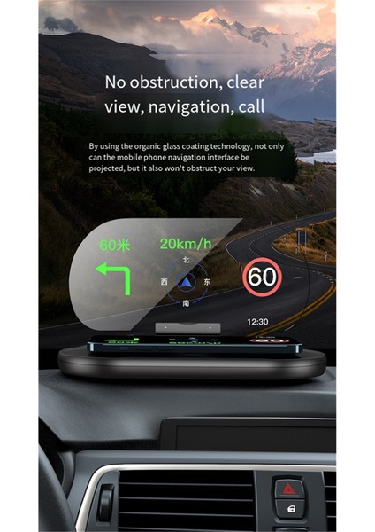 Hud Başlık Taşınabilir Araba Monitörü Araba Obd Gösterge Tablosu Veri Projektörü Evrensel Yeni Monitör Gps Hız Göstergesi (Yurt Dışından) indirimleri