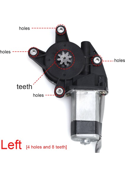 Elektrikli Araba Için 8 Dişli Sol Elektrikli Araba Pencere Regülatörü Cam Asansör Motoru (Yurt Dışından) modelleri