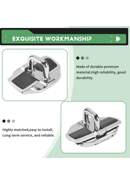 2set Trd Kapı Kilidi Tokası Yükseltilmiş Stabilizatör Kapak Mandalları Durdurucu For-Toyota Serisi Anormal Alanı Ortadan Kaldır (Yurt Dışından) indirimleri