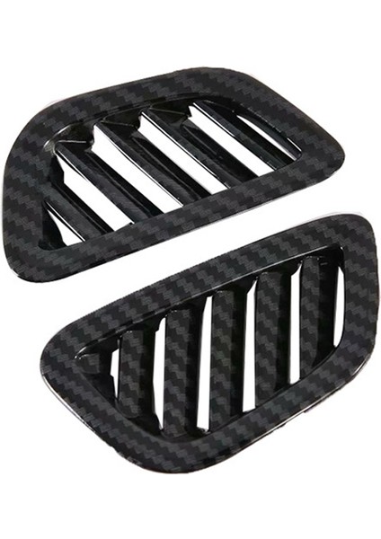 Chevrolet Onix Için 2020 2021 2022 Araba Gösterge Tablosu Ön Hava Havalandırma Outlet Kapak Trim Aksesuarları Abs Karbon Fiber (Yurt Dışından)