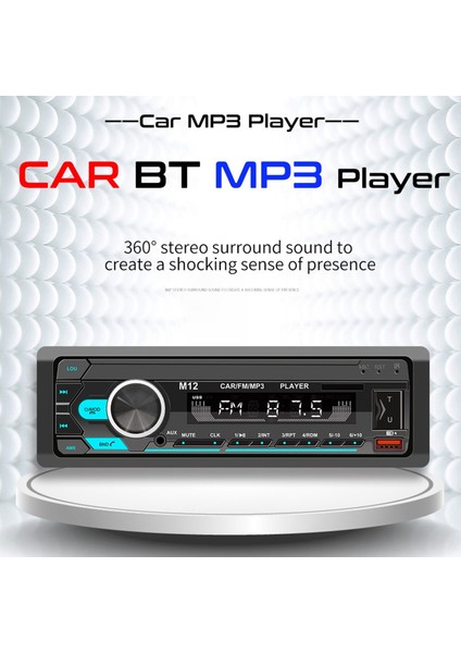 1din Araba Radyo Stereo Fm Aux Giriş Alıcısı Sd Tf USB 12V In-Dash 60WX4 Mp3 Autoradio Multimedya Player Stereo Oynatıcı (Yurt Dışından) fiyatları