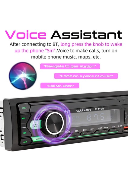 1din Araba Radyo Stereo Fm Aux Giriş Alıcısı Sd Tf USB 12V In-Dash 60WX4 Mp3 Autoradio Multimedya Player Stereo Oynatıcı (Yurt Dışından) modelleri