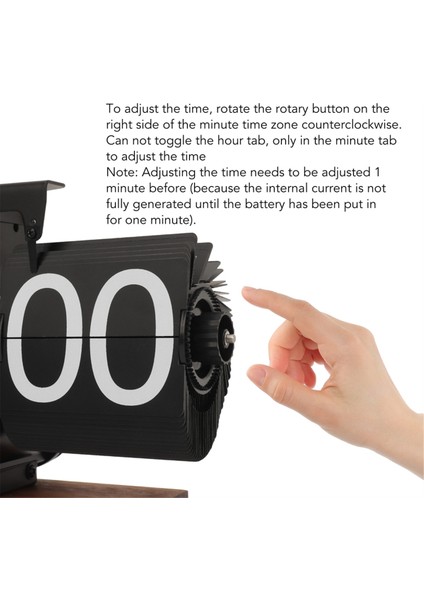 Dijital Flip Saat Retro Otomatik Dönüş Pil Çalışan Mekanik Saat Ev Odası Ofis Dekorasyonu (Yurt Dışından) indirimleri