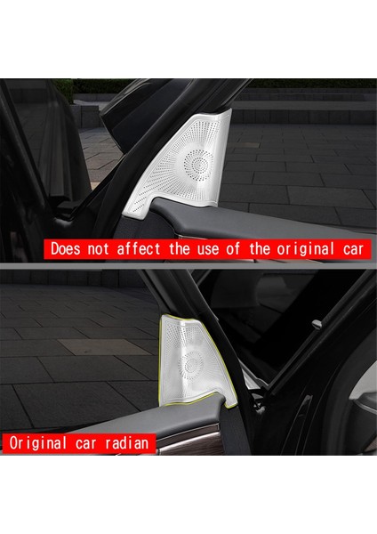 Toyota Alphard 40 Serisi 2023+ Paslanmaz Çelik Araba Stil Ön Sütun Hoparlör Kapağı Iç Aksesuarlar (Yurt Dışından) modelleri