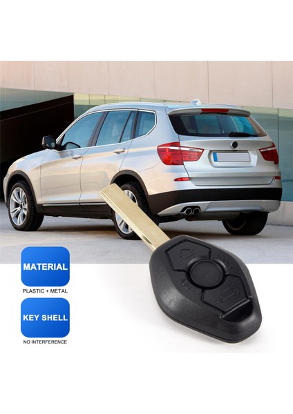Uzak Anahtar Kabuk 3 Düğmesi 315MHZ Bmw E81 E46 E39 E63 E38 E83 E53 E36 E85 (Yurt Dışından) indirimleri