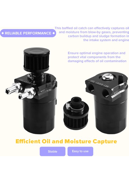 Yağ Ayırıcı Yakalama, Havalandırma Filtresi ile Petrol Dip Çubuğu Deliği Nefes Alabilen Su Isıtıcısı 300ML Evrensel Yakıt Deposu Lhd (Yurt Dışından) indirimleri