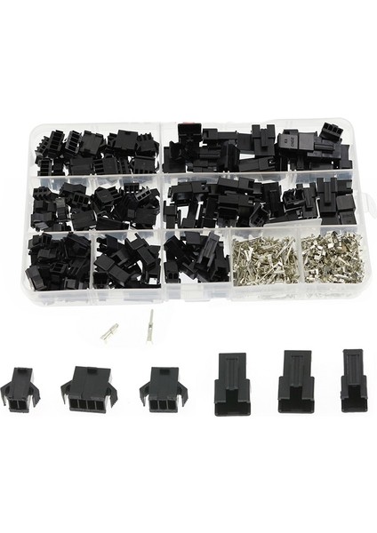 2.54MM Dupont Terminal Erkek/kadın Pimi Sm2.54 Kablo Fişi 2/3/4 Pin Jumper Başlığı Muhafaza Tel Konektörü 480 Pcs (Yurt Dışından)