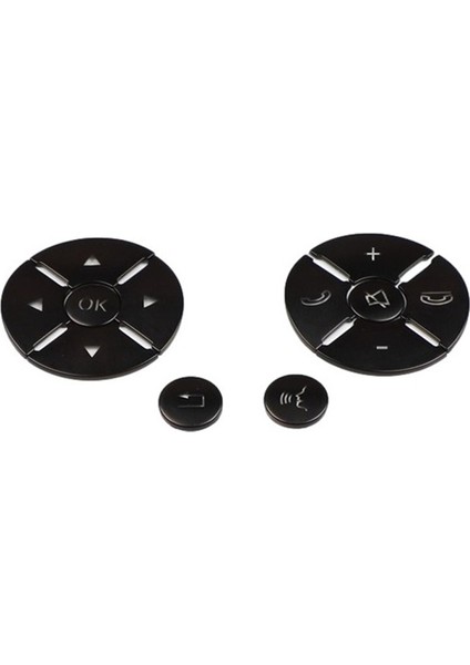 Araç Direksiyon Simidi Düğmesi Anahtar Trim Kapak Etiketi Mercedes Benz C E S Sınıfı W204 W212 W221 Glk X204 C200 C250 (Yurt Dışından)