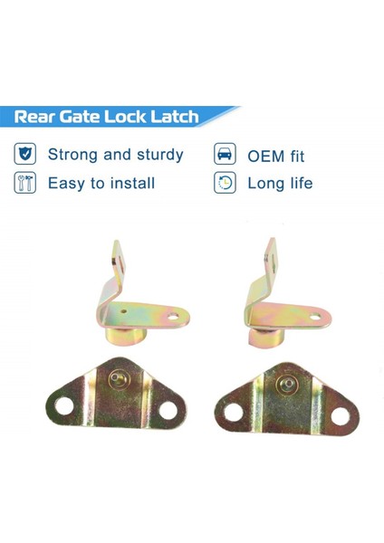 Chevy Silverado Gmc Sierra Için Bagaj Kapağı Menteşe Kiti 1999-2006 38642 15074252 15074253 15078745 15078746 (Yurt Dışından) modelleri